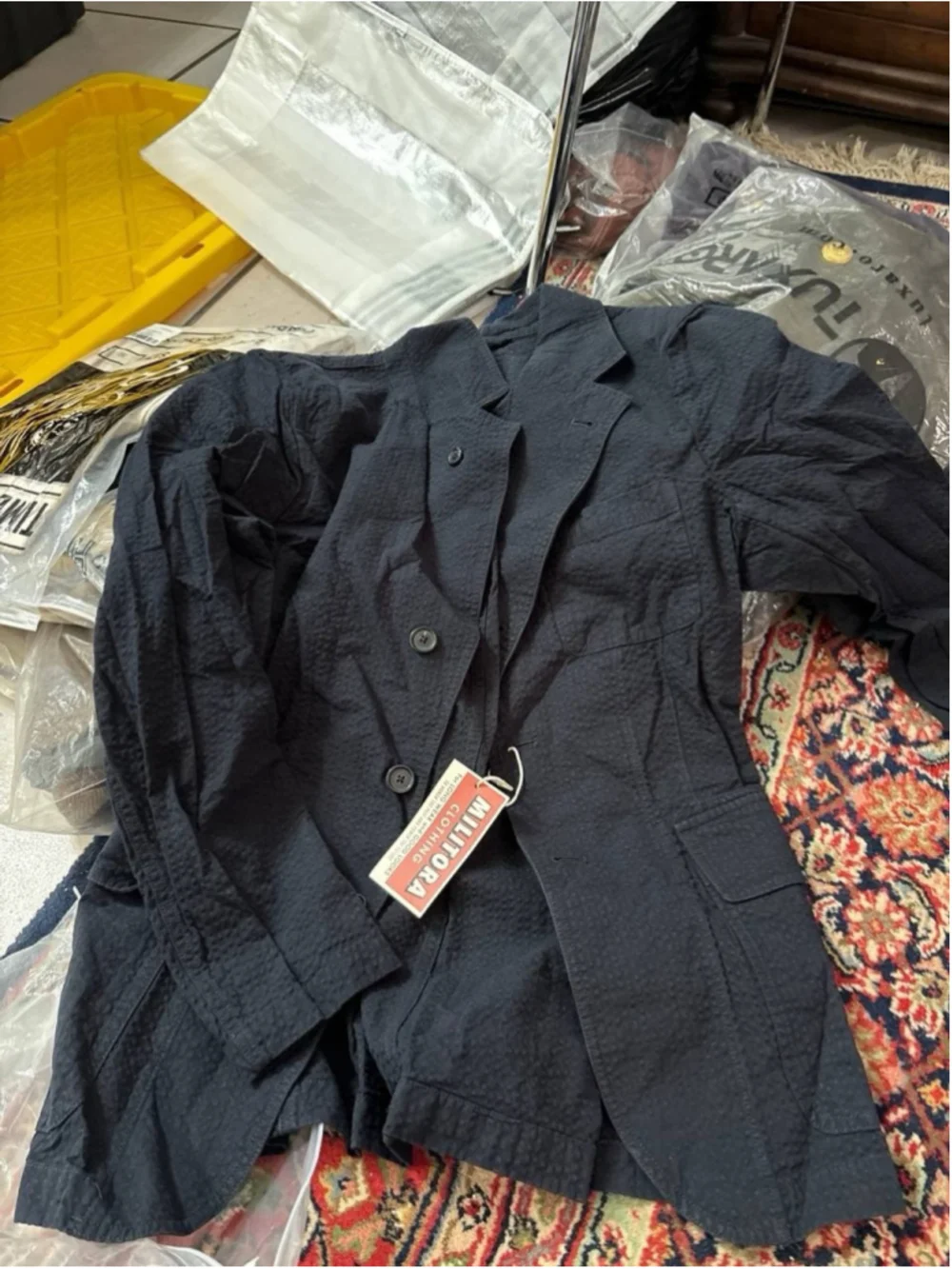 Militora lot. 1103J seersucker jacket Siza 38